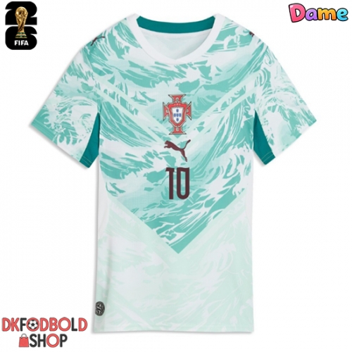 Portugal Bernardo Silva #10 Udebanetrøje Dame VM 2026 Kort ærmer